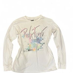 American Eagle Outfitters Pink Floyd Graphic Long Sleeve Tee - white